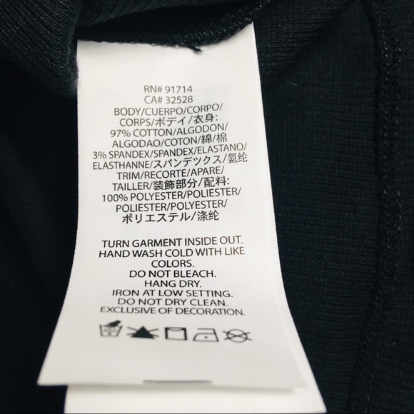 A/X ARMANI EXCHANGE BLACK TANK TOP - Picture 8 of 8